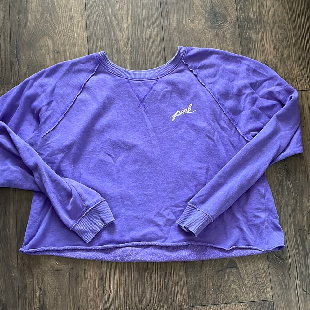 PINK crop long sleeve